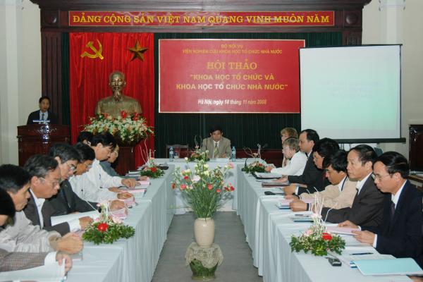  Hội thảo Khoa học tổ chức và Khoa học tổ chức Nhà nước
